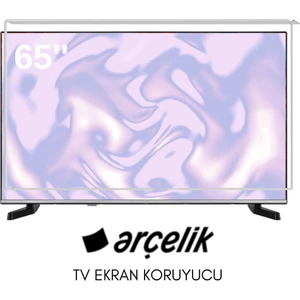 Arçelik Uyumlu 65" Inç 165 Ekran Tv Koruyucu Kırılmaz Paneli