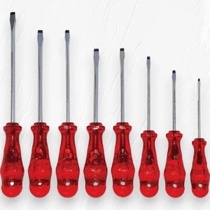 Düz Uçlu Tornavida Kraft Seri 8 Parça