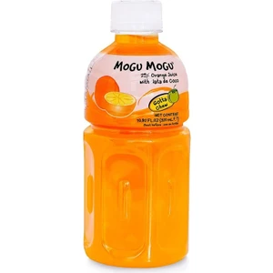Brain Licker Mogu Mogu Orange Flavored Drink With Nata De Coco 320ML