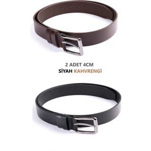 Manda Derisi Erkek Kemeri 4cm Kot/klasik