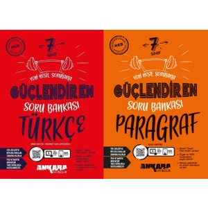 Ankara Yayıncılık 7. Sınıf Türkçe - Paragraf Güçlendiren Soru Bankası Seti