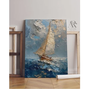 Ar Ajans Kanvas Tablo Rüzgarın Peşinde Denizlerde Yolculuk Dekoratif Kanvas Tablo