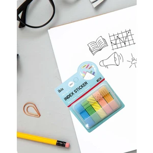 Mavi İndeks Sticker/İndex/Postit/Post-it/Kitap Ayracı/Not Kağıdı