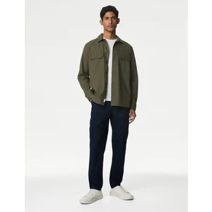 Marks & Spencer Saf Pamuklu Tapered Fit Kargo Pantolon