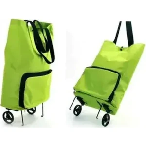 Katlanabilir Pazar Arabası Pazar Çantası Market Piknik Alışveriş Tekerlekli