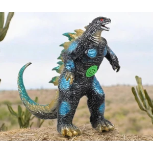Gerçekçi Görünümlü Özel Dokulu Godzilla Vs. Kong Giant Godzilla Ejderha Figür Oyuncak 35 Cm. Model C