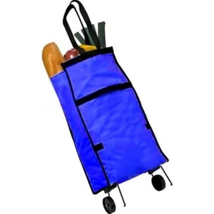 Çok Amaçlı Portatif Katlanabilir Tekerlekli Pazar Çarşı Market Arabası
