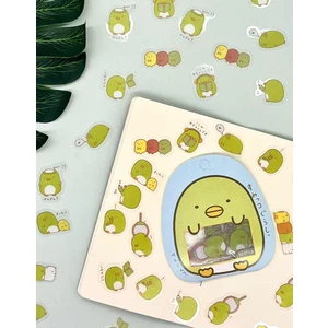 Sevimli Sumikko Gurashi 50 Adet Sticker Mavi Paket -Etiket-Çıkartma -Bullet Journal-Defter Süsleme