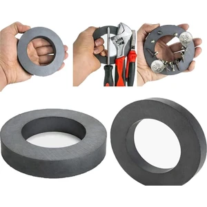 Büyük Halka Mıknatıs, 70X32X10 Ferrit Kömür Halka Seramik Mıknatıs Magnet