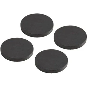 25X3 mm Büyük Yuvarlak Ferrit Mıknatıs -Kokulu Taş-Nişan Süsleme Mıknatısı