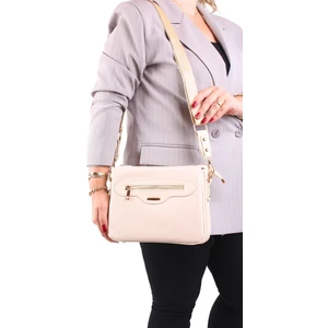 Galb Leather Büyük Boy  5 Bölmeli Geniş Askılı Kadın Çapraz Omuz Çantası