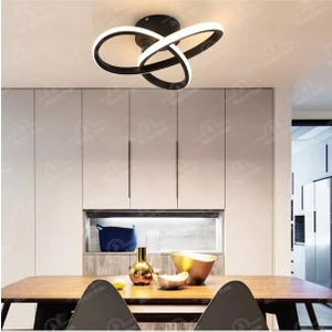 Elagans Modern Ultra Power Beyaz Ledli Plafonyer Tekli Ledli Avize