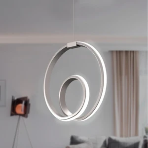 Orjin Gri Tekli Sarkıt LED Beyaz Işık Ultra Ledli Salon Mutfak Oda Hol Ledli Avize
