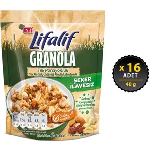 Lifalif Granola Kuruyemişli 40 G x 16 Adet