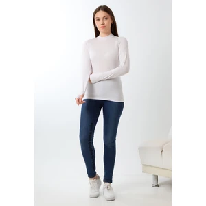 Parmak Detaylı Body 21756 Beyaz