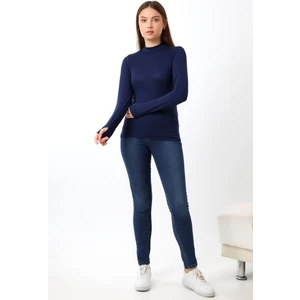 Parmak Detaylı Body 21756 Lacivert