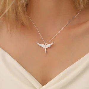 Müge Gümüş ve Takı Anka Kuşu Gümüş Kolye