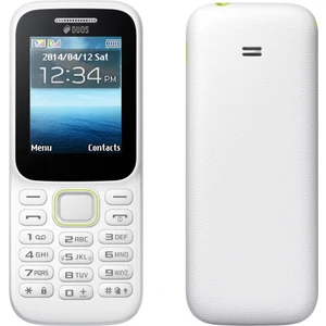SM-B310E Tuşlu Cep Telefonu - Kamerasız Çift Hatlı Yüksek Ses Düzeyi Güçlü Bataryalı Radyo Özellikli Beyaz Tuşlu Telefon Beyaz