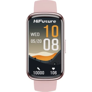 EVO2 Bluetooth 5.2 1.47” Ekran 1 ATM Su Geçirmez iOS&Android Uyumlu 24+ Spor Modu Nabız Spor Kan Oksijen Takibi Akıllı Bileklik Pembe