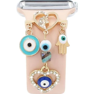 Psgt göz Love Apple Watch Uyumlu Kordon Charm, Kordon Süsü Uyumlu