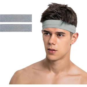 Salvia Dione 2li Erkek Spor Saç Bandı Sporcu Kafabandı Headband Ter Bantı Tenis Fitness Saç Bantları Seti
