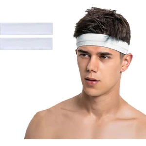 Salvia Dione 2li Erkek Spor Saç Bandı Sporcu Kafabandı Headband Ter Bantı Tenis Fitness Saç Bantları Seti