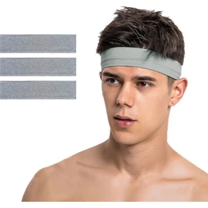 Salvia Dione 3lü Erkek Spor Saç Bandı Sporcu Kafabandı Headband Tenis Ter Bantı Fitness Saç Bantları Seti