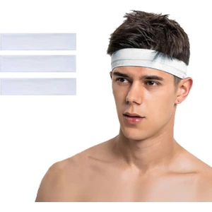 Salvia Dione 3lü Erkek Spor Saç Bandı Sporcu Kafabandı Headband Tenis Ter Bantı Fitness Saç Bantları Seti