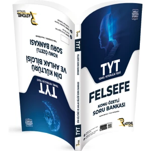 Rasyonel Yayınları TYT Felsefe - TYT Din Kültürü ve Ahlak Bilgisi Soru Bankası