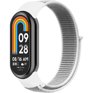 Xiaomi Mi Band 8 Mi Band 9 ile Uyumlu Kordon Hasır Spor Dokuma Kumaş Kordon Kayış