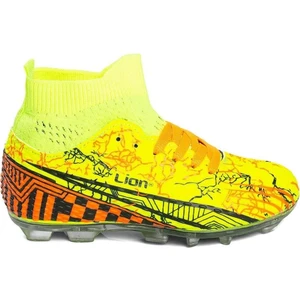 Super Mercury Bilekli Çoraplı Krampon Futbol Ayakkabısı LİON-571-KR