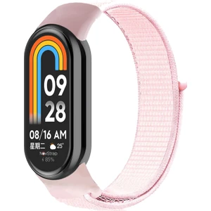 Xiaomi Mi Band 8 Mi Band 9 ile Uyumlu Kordon Hasır Spor Dokuma Kumaş Kordon Kayış