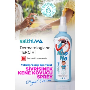 Doğal Sivrisinek Kovucu Sprey, Etkili Koruma, Çocuklar Için Güvenli 100ml Vücut Için Mosquito