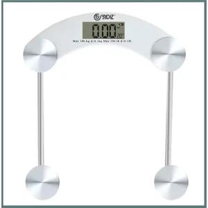 BY-002 Dijital Baskül Banyo Tartı 180 Kg Kapasiteli Temperli Cam (Kare)
