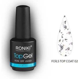 Foils Top Coat  - Potal Folyolu Top Coat 15ml