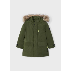 Erkek Çocuk Kürk Kapşonlu Parka Mont