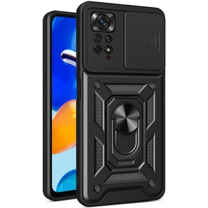 Xiaomi Redmi Note 11 Pro 4g Tank Kılıf Magnetik Standlı Kamera Korumalı Sürgülü Vega Kapak