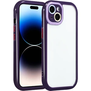 Apple iPhone 13 Kılıf Kamera Korumalı Renkli Kenar ve Çerçeve Tasarımlı Vitamin Kapak