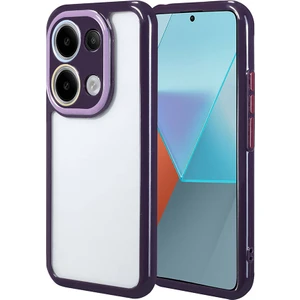 Xiaomi Poco M6 Pro 4g Kılıf Kamera Korumalı Renkli Kenar ve Çerçeve Tasarımlı Vitamin Kapak