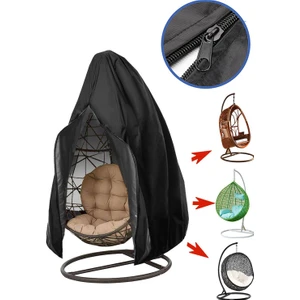 Zipper Koza Sepet Makrome Salıncak Femuarlı Su Geçirmez Koruma Örtüsü Tek Kişilik Fındık Salıncak Brandası