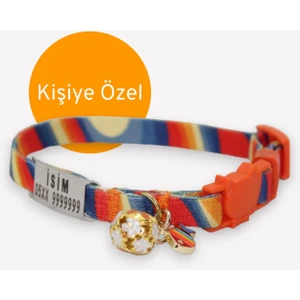 Güvenlik Kilitli Kedi Tasması, Isimli Kedi Tasması, Kedi Isimlik, Kedi Künyesi, Safety Click