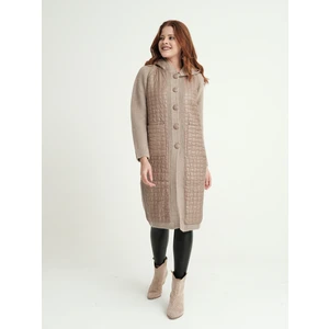 Zm Giyim Ilina Benimtarzım Kapıtone Mont Görunumlu Trıko Cepli Hırka