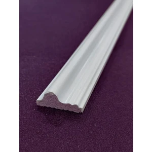 Bazaar Avm Dekoratif Boyanabilir 4 cm  Eğimli Poliüretan Duvar Çıtası (En 4 cm Uzunluk :240CM)
