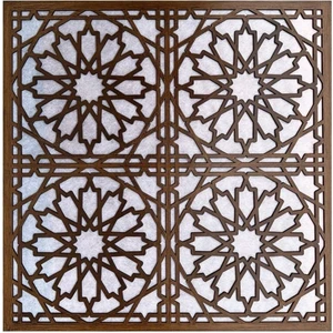 Bazaar Avm 60X60 cm Asma Tavan Uyumlu LED Döşenebilir Tavan Paneli- Kahve Renk