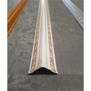 Bazaar Avm Dekoratif Poliüretan Duvar- Tavan  Köşe Profili Çıtası Bronz Renk (En:4x4 CM-BOY:100 Cm)- Duvar Süsü