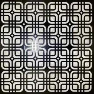 Bazaar Avm Asma Tavan Uyumlu LED Döşenebilir Moderna  60X60 cm Tavan Paneli- Siyah Renk