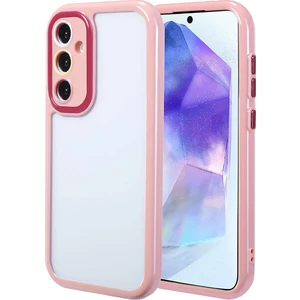 Samsung Galaxy A55 Kılıf Kamera Korumalı Renkli Kenar ve Çerçeve Tasarımlı Vitamin Kapak