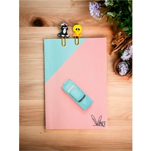 Sylvester ve Tweety 3D Kitap Ayracı / Ataç 2'li Set (Defter Görsel Amaçlı Kullanılmıştır.)