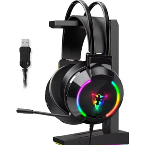 G606 Usb-7.1 Rgb Mikrofonlu Oyuncu Kulaklığı 4d Profesyonel Gaming Kulaklık E-Spor Kulaklık