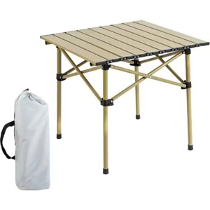 Orta Boy Gold Kamp Piknik Masası Taşınabilir Katlanır Kamp Bahçe Açılıp Kapanır Masa Yemek Masası